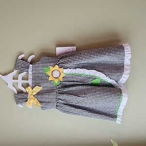 Bonnie Jean Black and White Gingham Bloomers